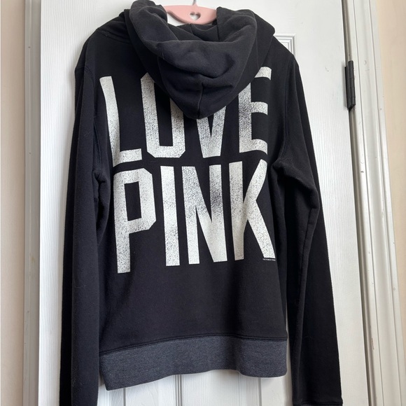 PINK Victoria’s Secret University of Missouri Black Hoodie – Size Large - Picture 2 of 4